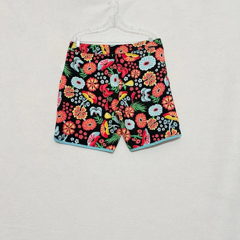 Vissla Swim Shorts Mens 34 Board Floral Upcycle Cocotex Stretch Trunks Surf NEW